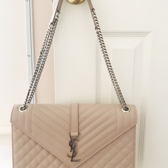 YSL YVES SAINT LAURENT Blush Pink Purse - Picture 3 of 4